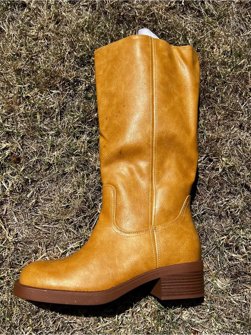 Women's Over-the-Knee Tan Boots — Sleek Everyday Riding Style